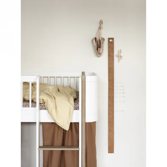 Oliver Furniture Mini+ Low Loft Bed - White/Oak - Image 6