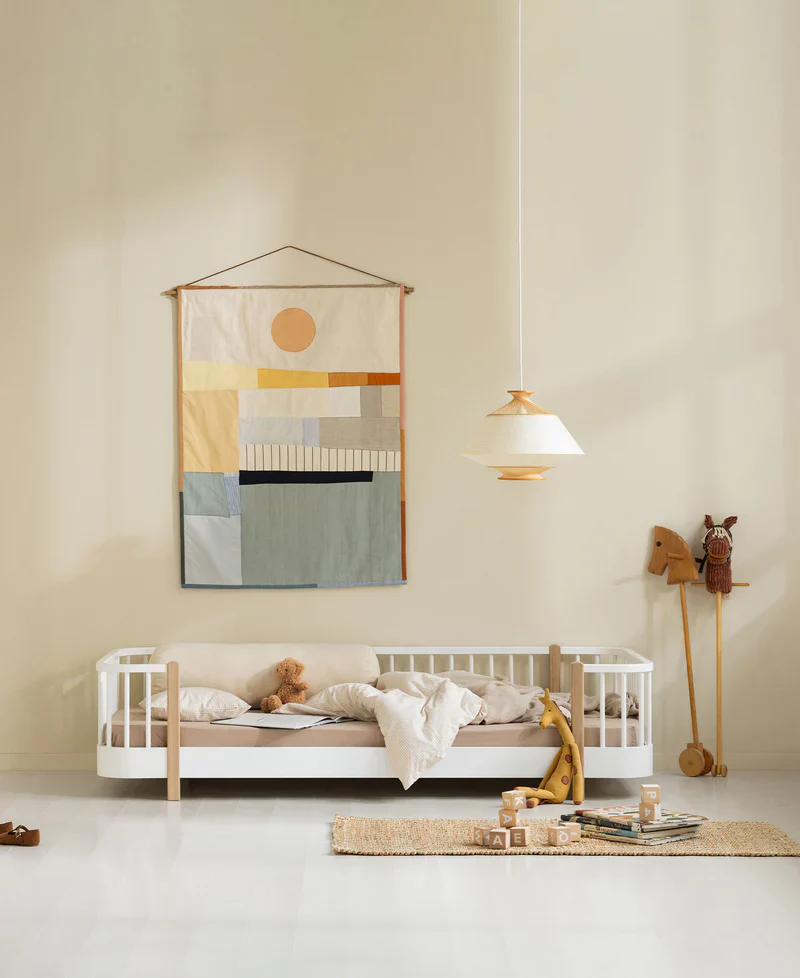 Oliver Furniture Wood Floor Bed - White/Oak - Image 2