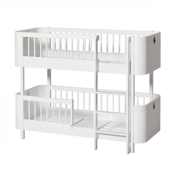 Oliver Furniture Wood Mini+ Low Bunk Bed - White - Image 3