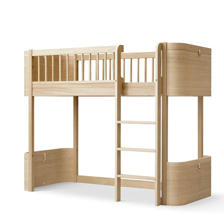 Oliver Furniture Wood Mini+ Low Loft Bed - Oak - Image 3
