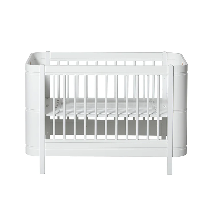 Oliver Furniture Wood Mini+ Cot Bed (0-9yrs) - White - Image 8