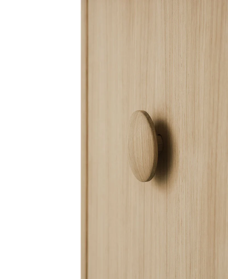 Oliver Furniture Wood Wardrobe 2 Door - Oak - Image 5