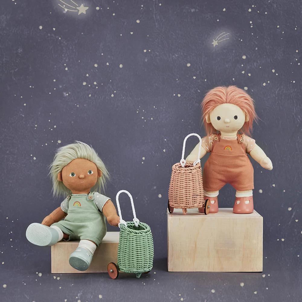 Olli Ella Toy Doll Luggy - Rose - Image 3