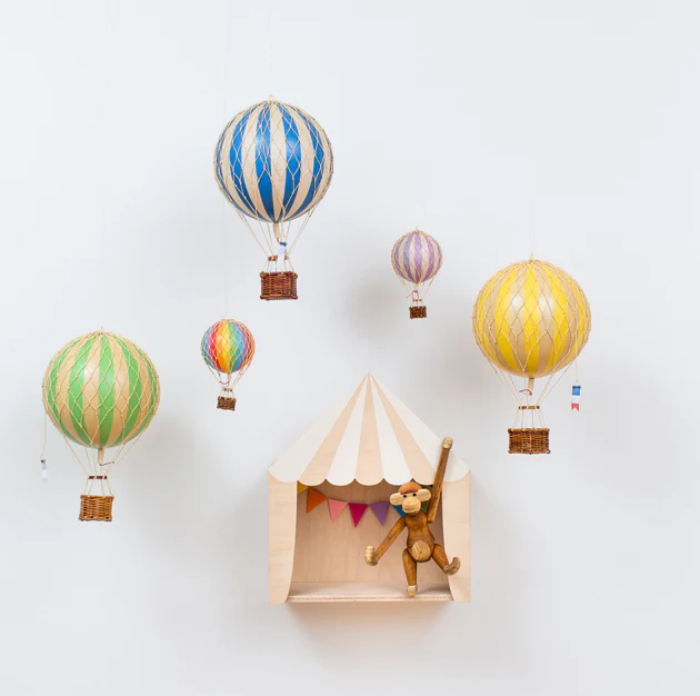 Up Warsaw Circus Wooden Shelf - White - Image 8