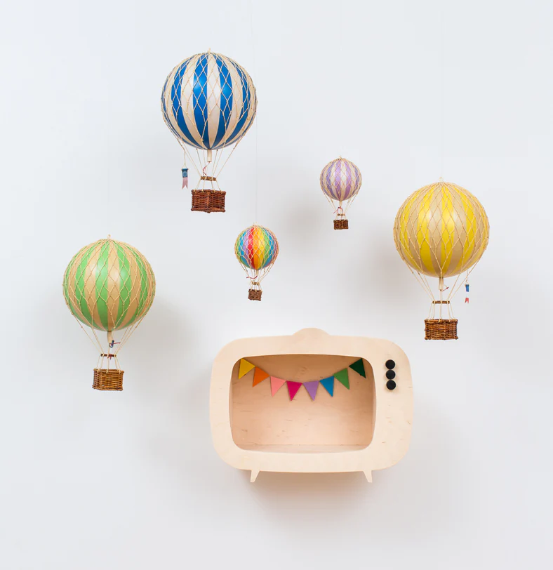 Up Warsaw Kids TV Wooden Shelf - Wooden - Image 3