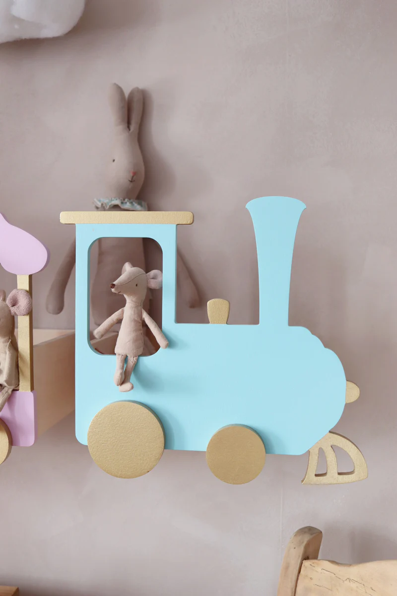 Up Warsaw The Fantasy Express Train Shelf - Pastel Pink - Image 4