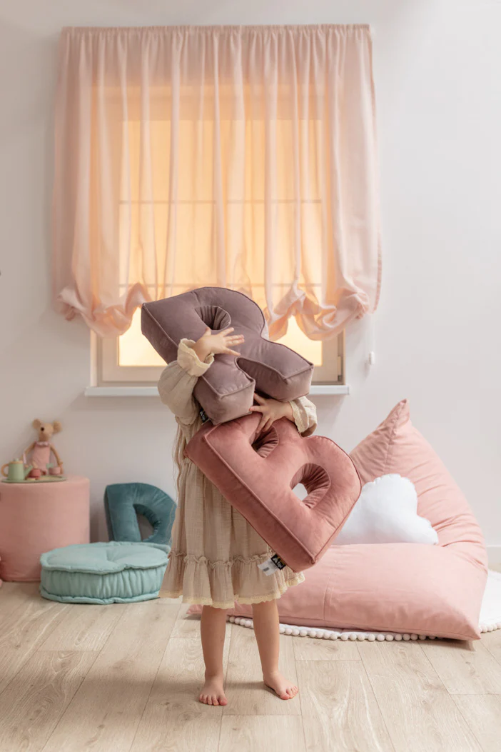 Velvet Letter Cushion - C (Various Colours) - Image 11
