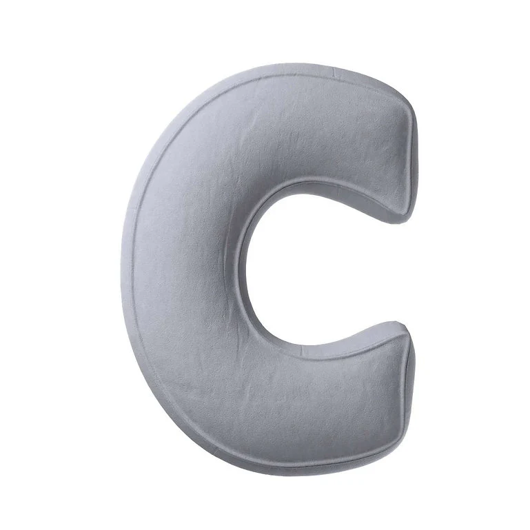 Velvet Letter Cushion - C (Various Colours) - Image 5