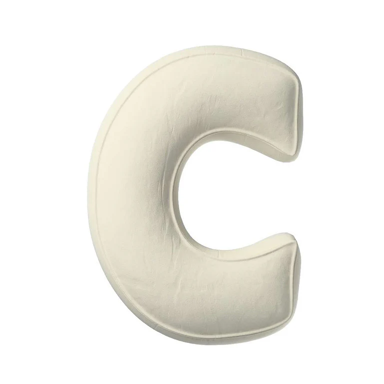 Velvet Letter Cushion - C (Various Colours) - Image 6