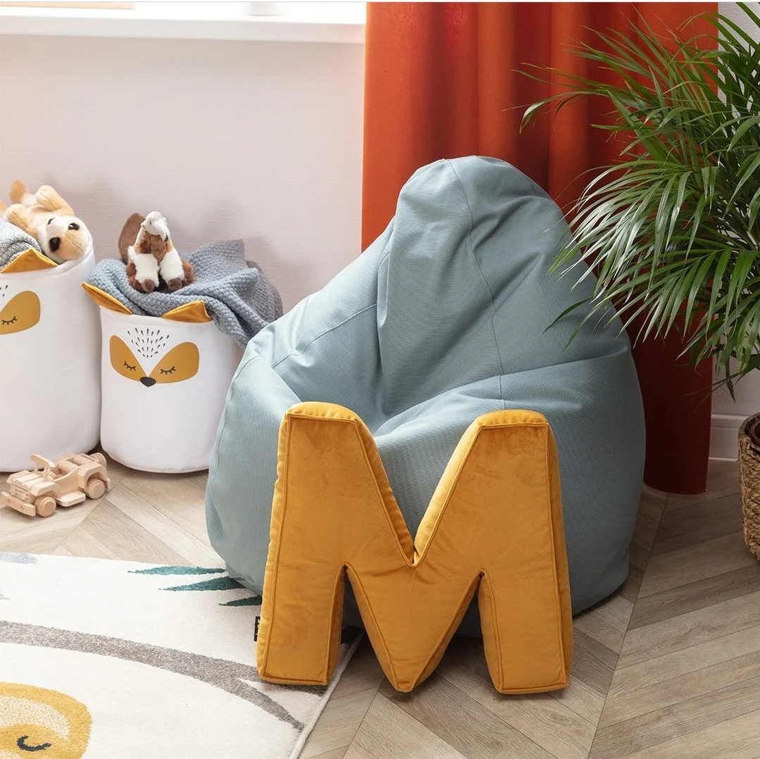 Velvet Letter Cushion - D (Various Colours) - Image 13