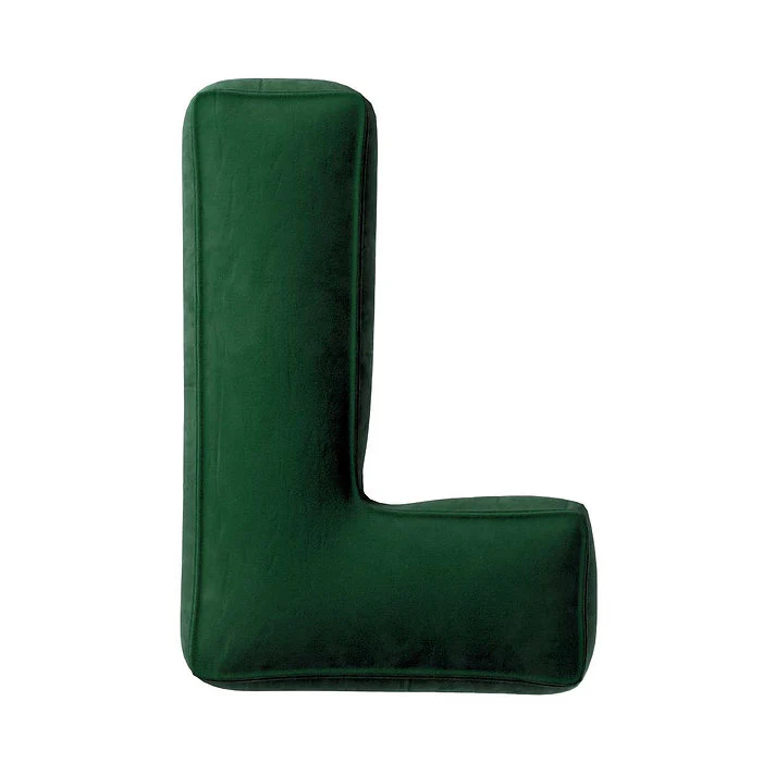 Velvet Letter Cushion - L (Various Colours) - Image 4