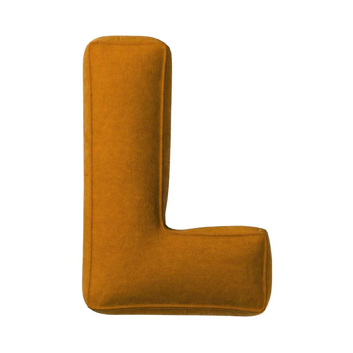 Velvet Letter Cushion - L (Various Colours) - Image 7