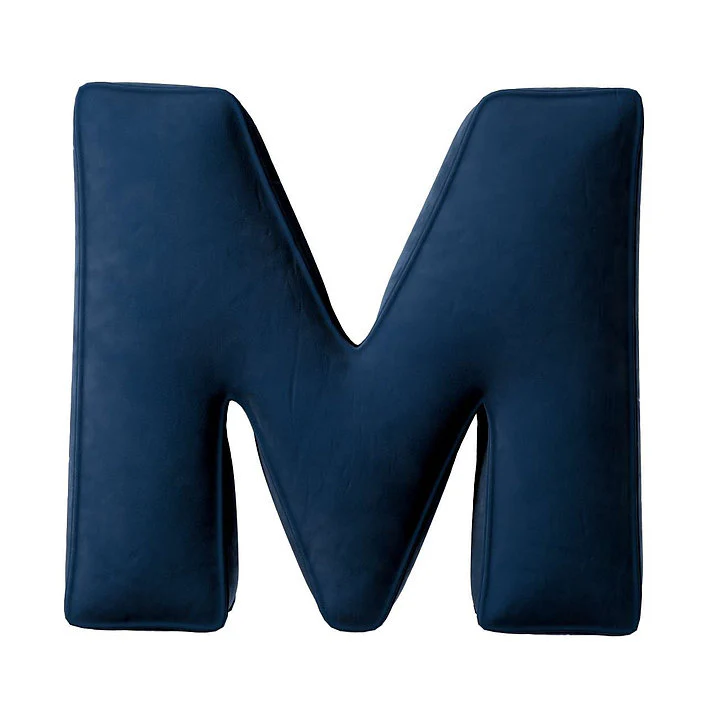 Velvet Letter Cushion - M (Various Colours) - Image 8