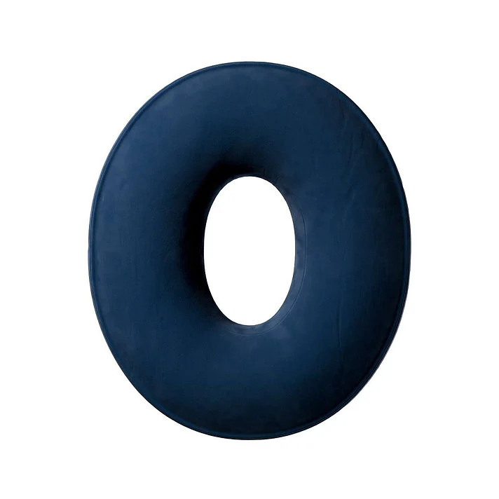 Velvet Letter Cushion - O (Various Colours) - Image 8