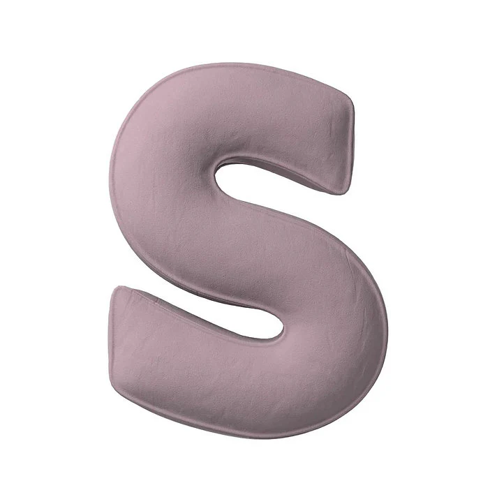Velvet Letter Cushion - S (Various Colours) - Image 3