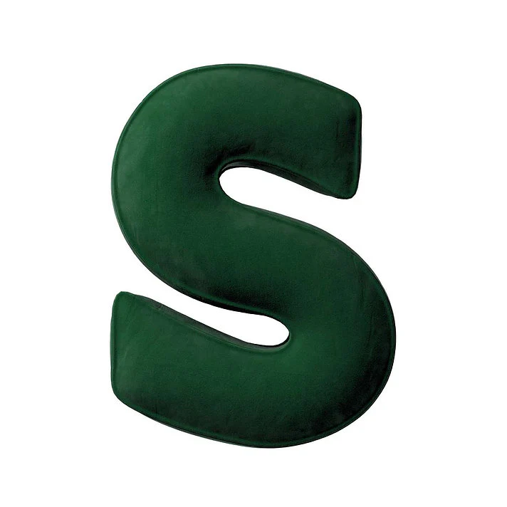 Velvet Letter Cushion - S (Various Colours) - Image 4