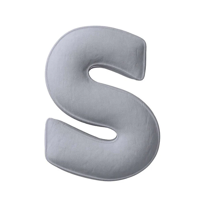 Velvet Letter Cushion - S (Various Colours) - Image 5