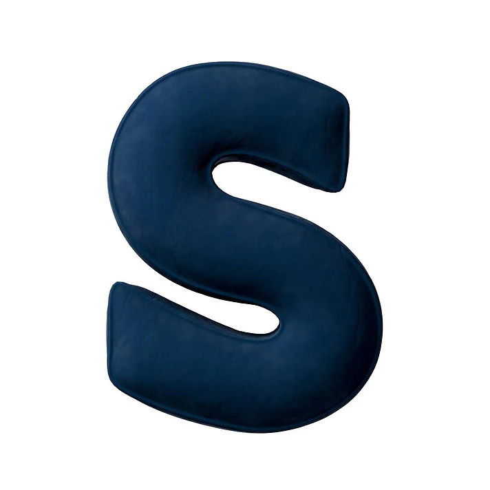 Velvet Letter Cushion - S (Various Colours) - Image 7