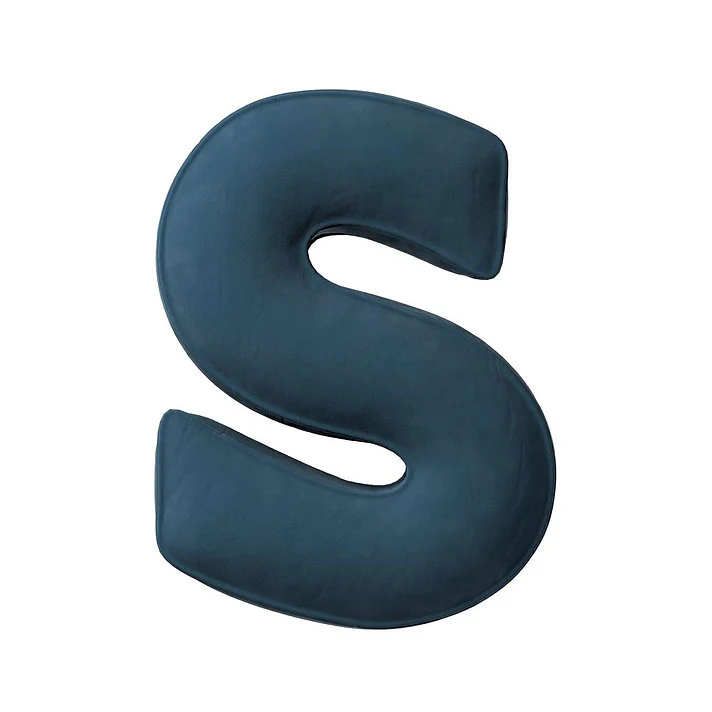 Velvet Letter Cushion - S (Various Colours) - Image 8