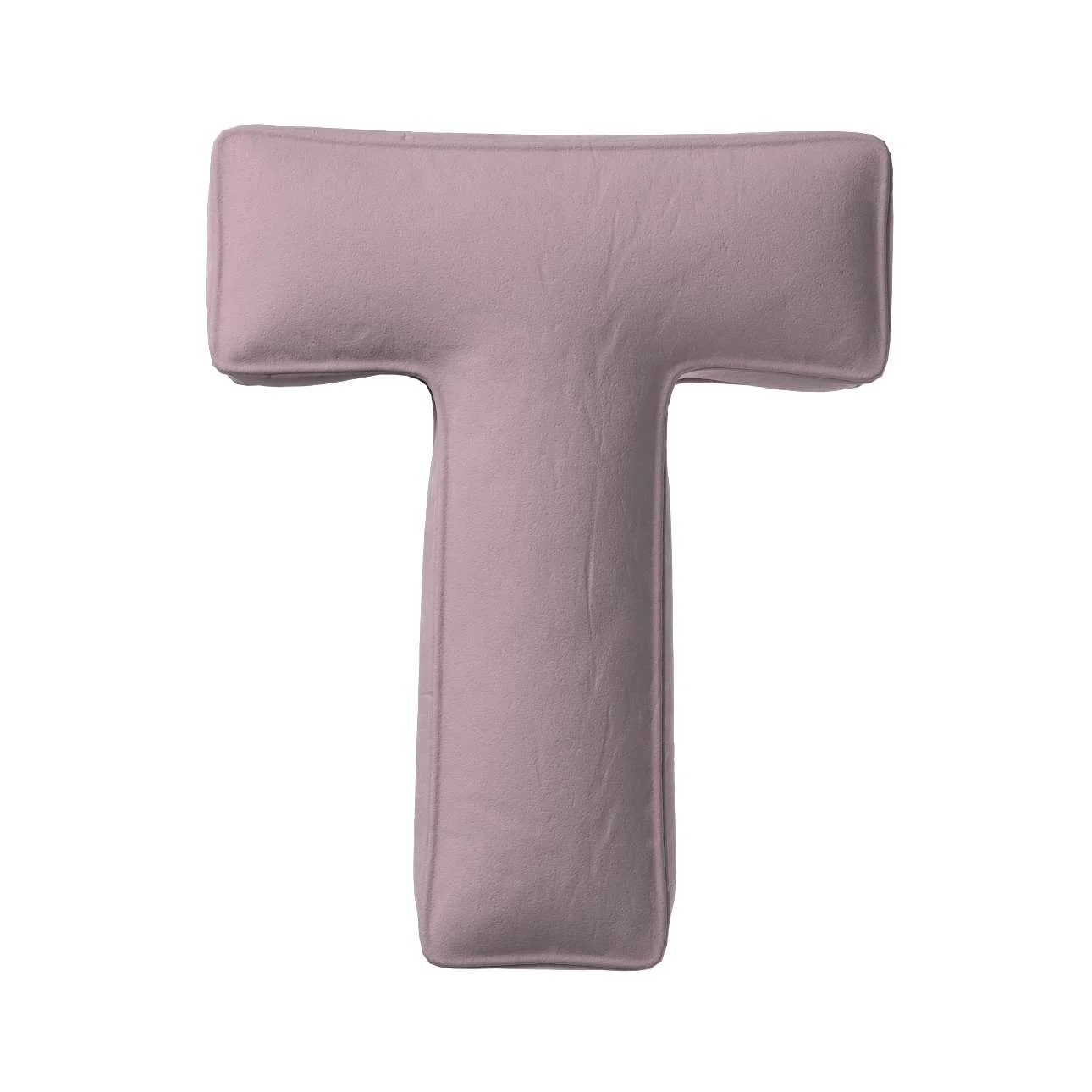 Velvet Letter Cushion - T (Various Colours) - Image 3