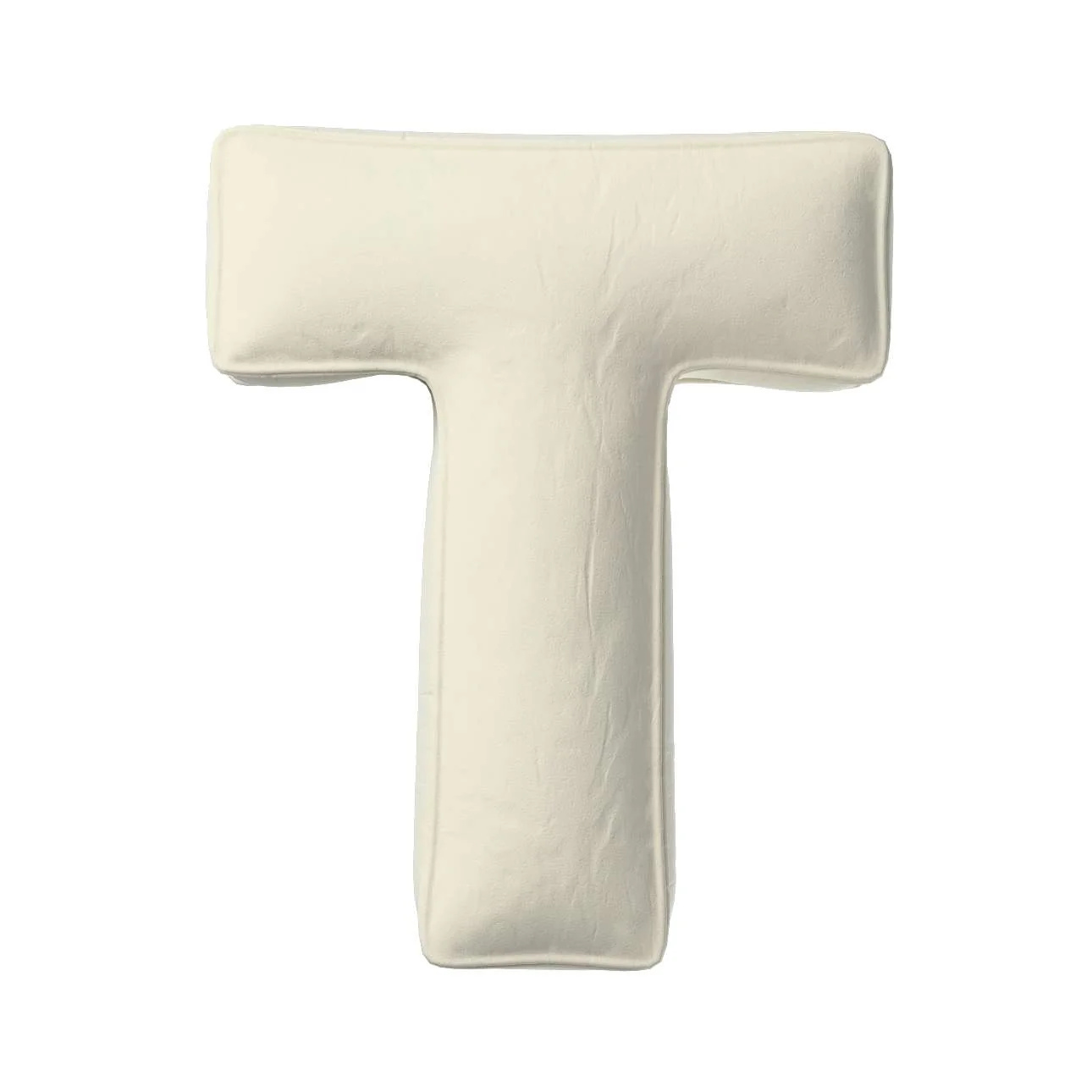 Velvet Letter Cushion - T (Various Colours) - Image 5