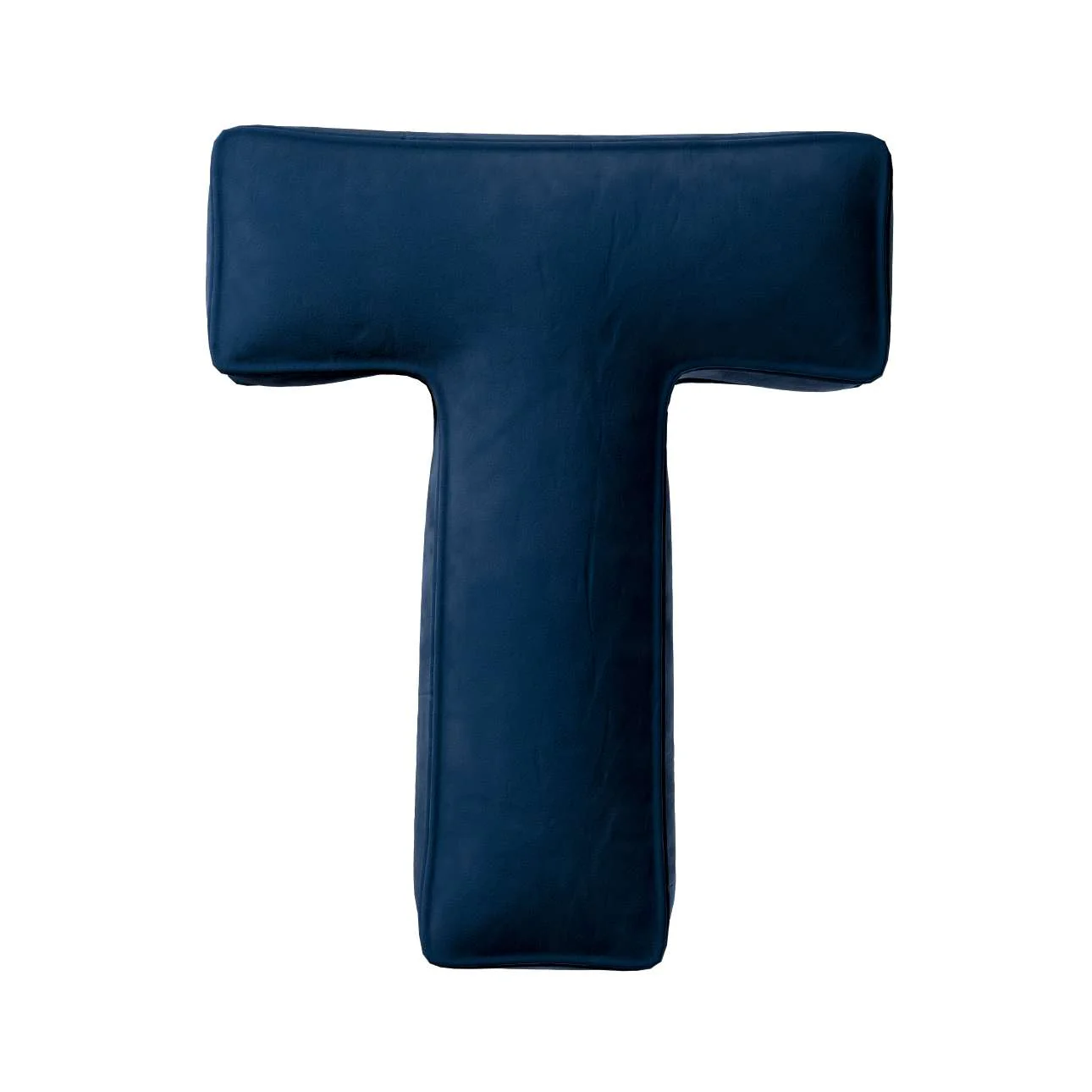 Velvet Letter Cushion - T (Various Colours) - Image 7