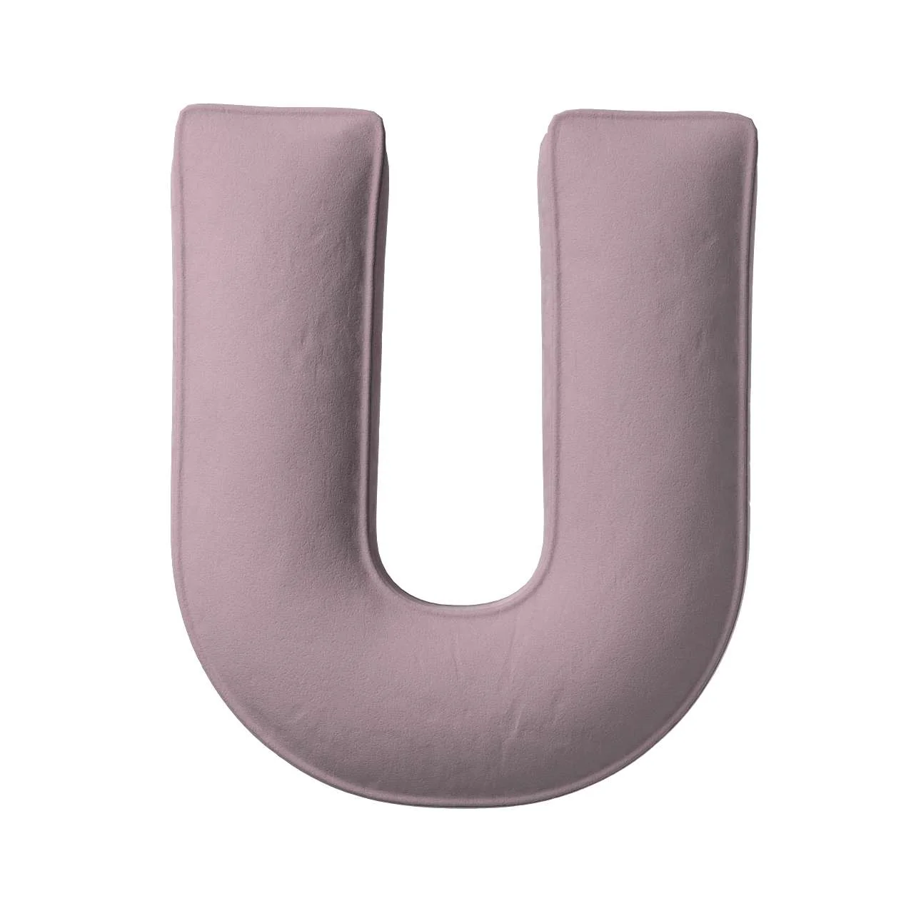 Velvet Letter Cushion - U (Various Colours) - Image 2