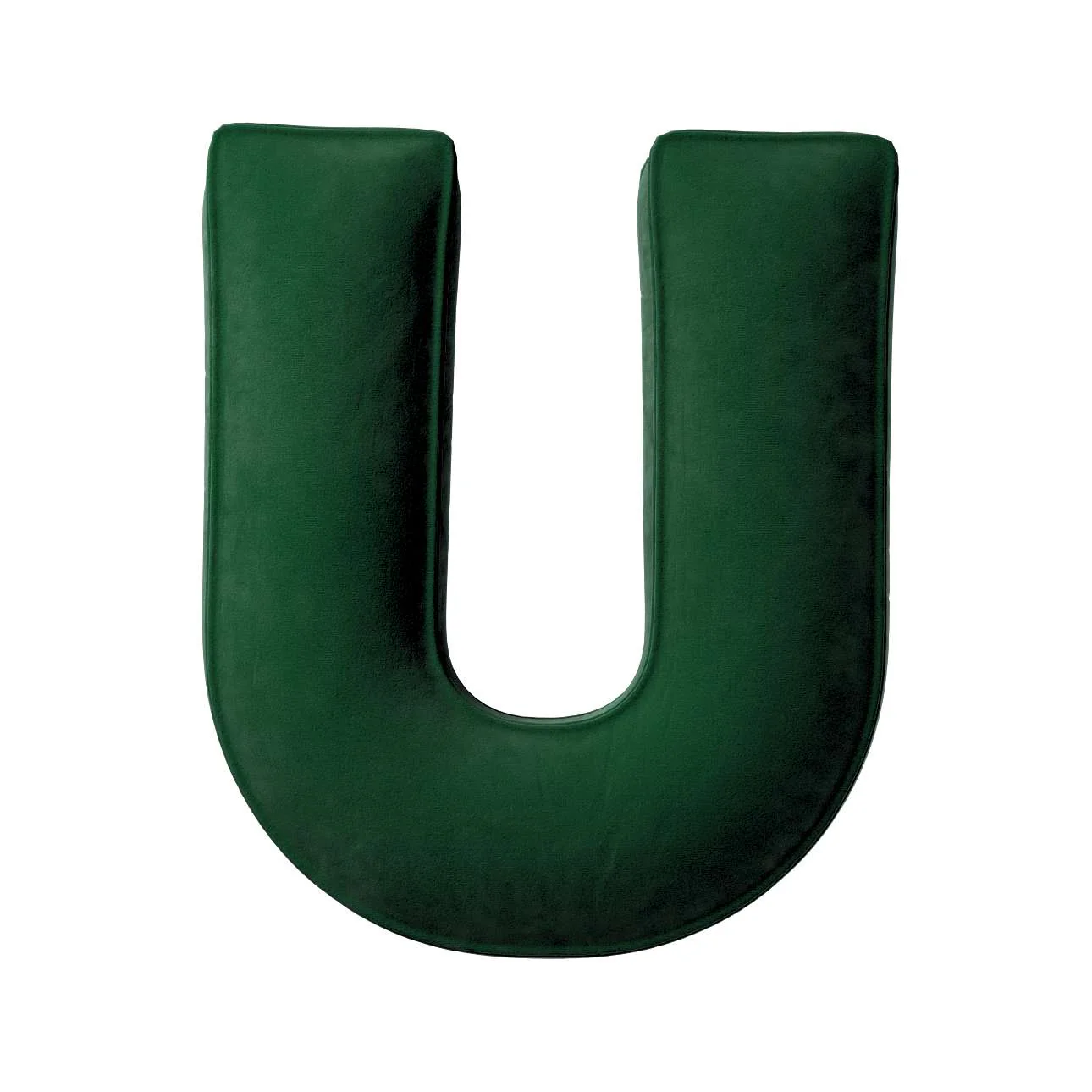 Velvet Letter Cushion - U (Various Colours) - Image 4