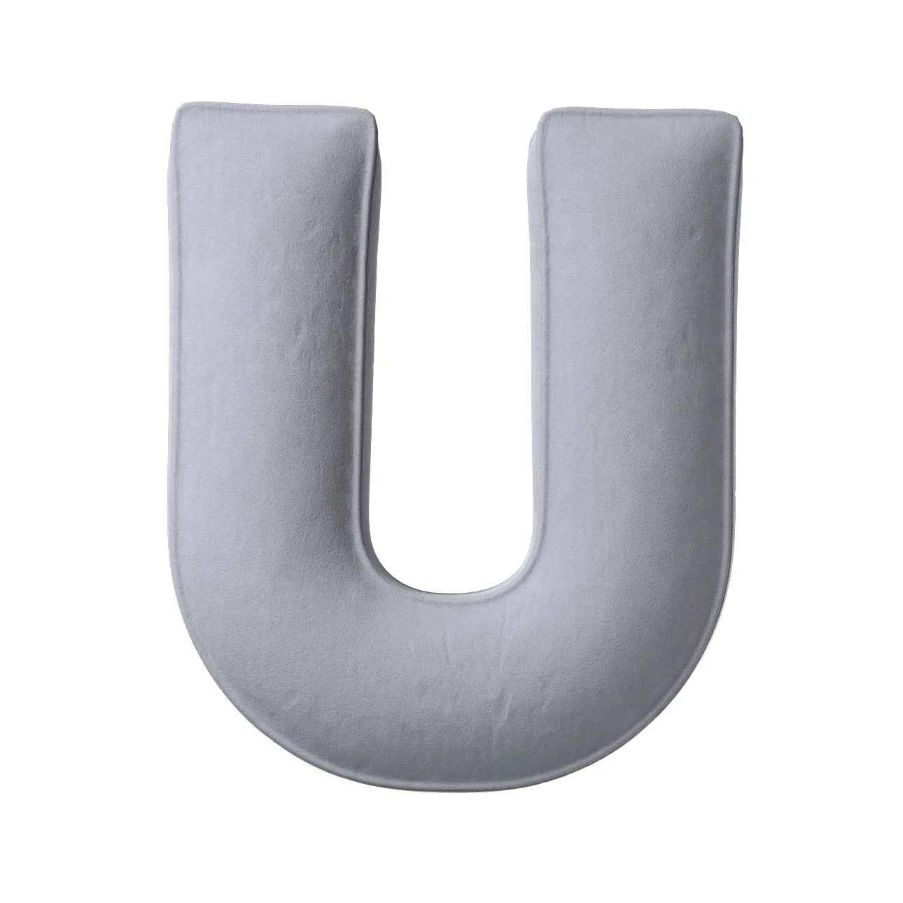 Velvet Letter Cushion - U (Various Colours) - Image 5