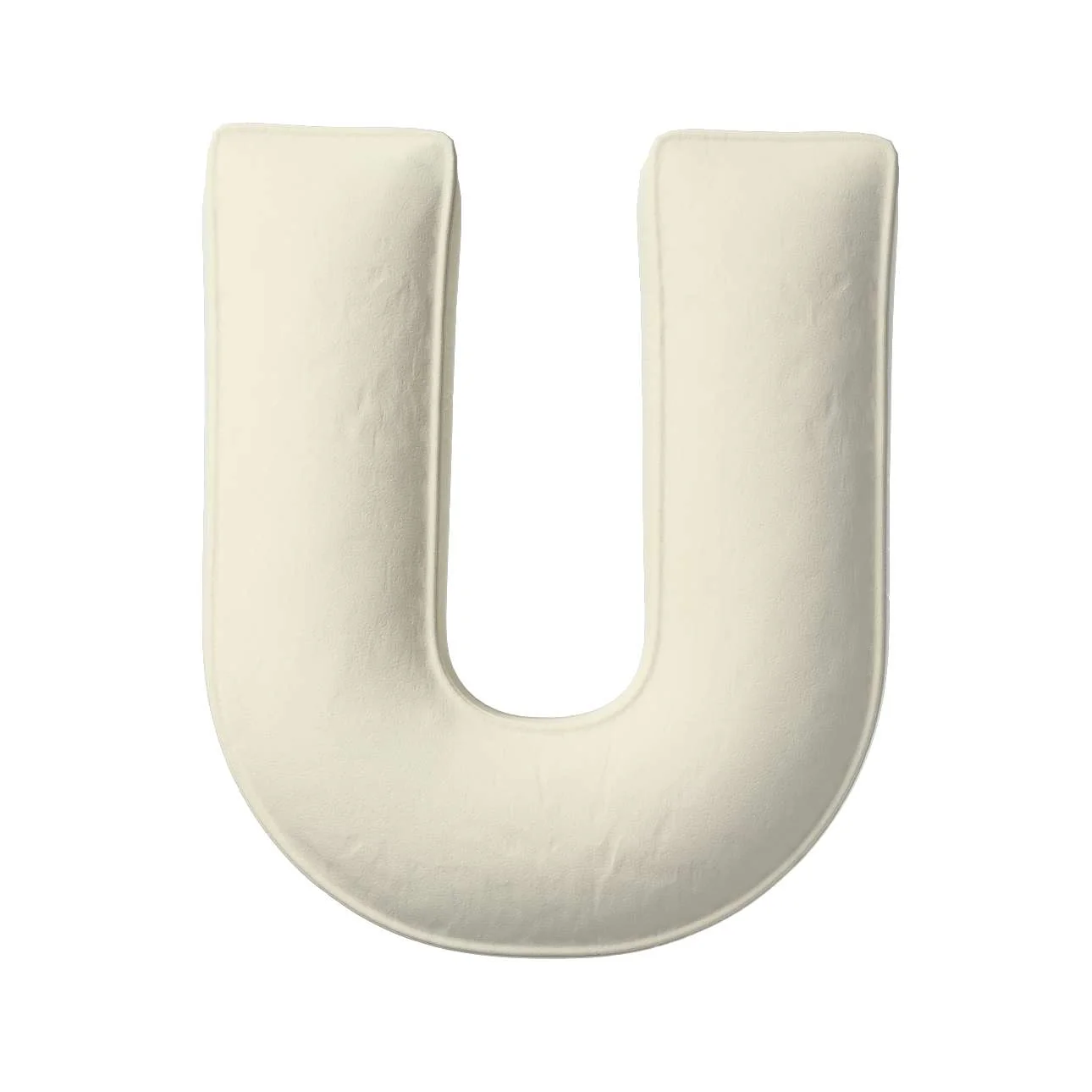 Velvet Letter Cushion - U (Various Colours) - Image 6