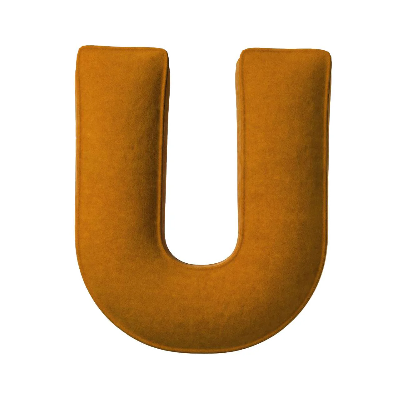 Velvet Letter Cushion - U (Various Colours) - Image 7