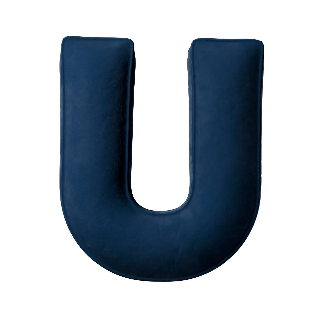 Velvet Letter Cushion - U (Various Colours) - Image 8
