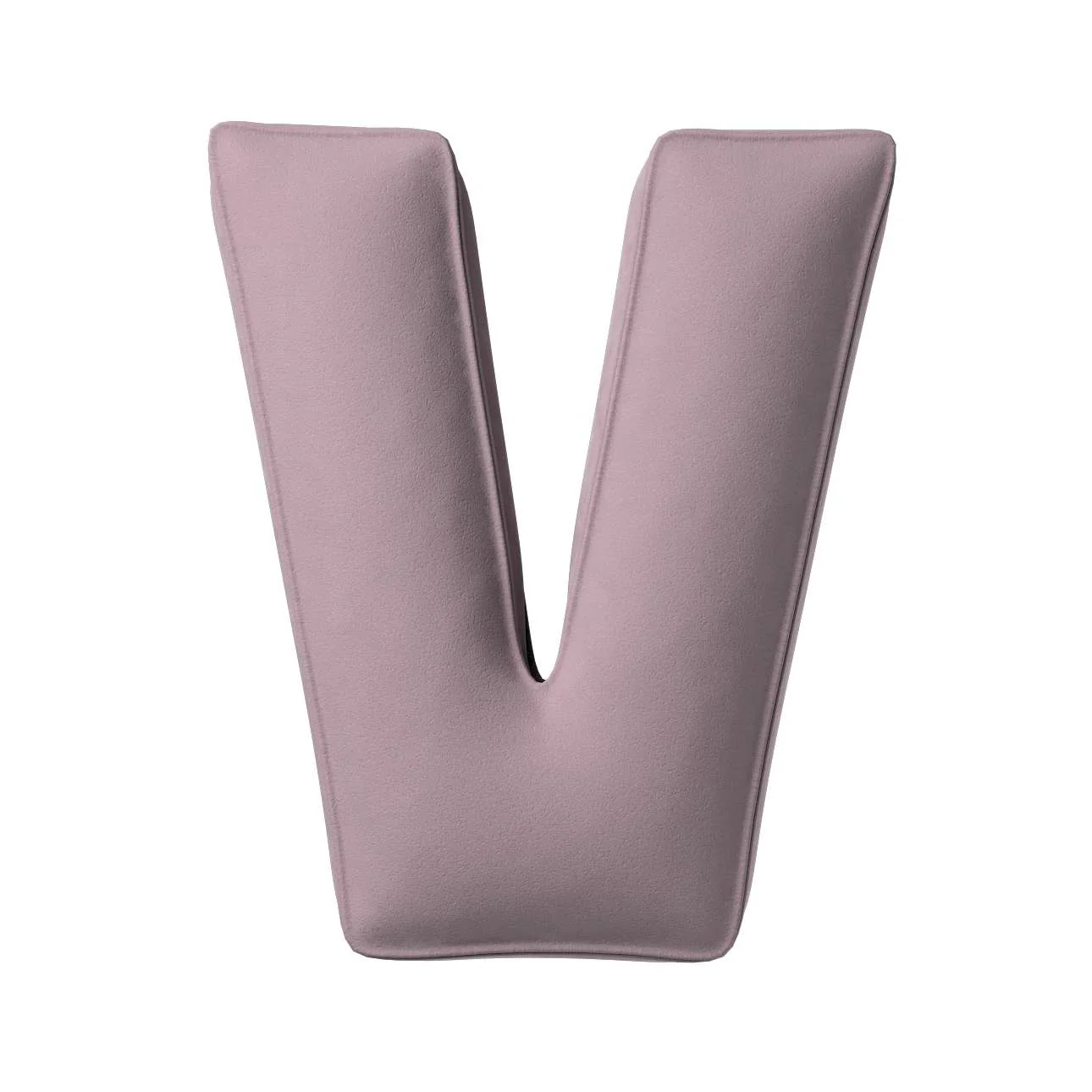 Velvet Letter Cushion - V (Various Colours) - Image 3