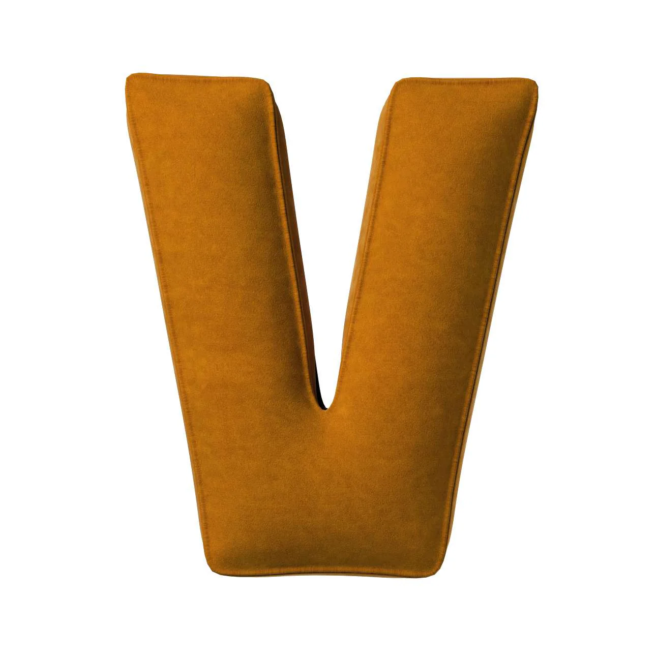Velvet Letter Cushion - V (Various Colours) - Image 6