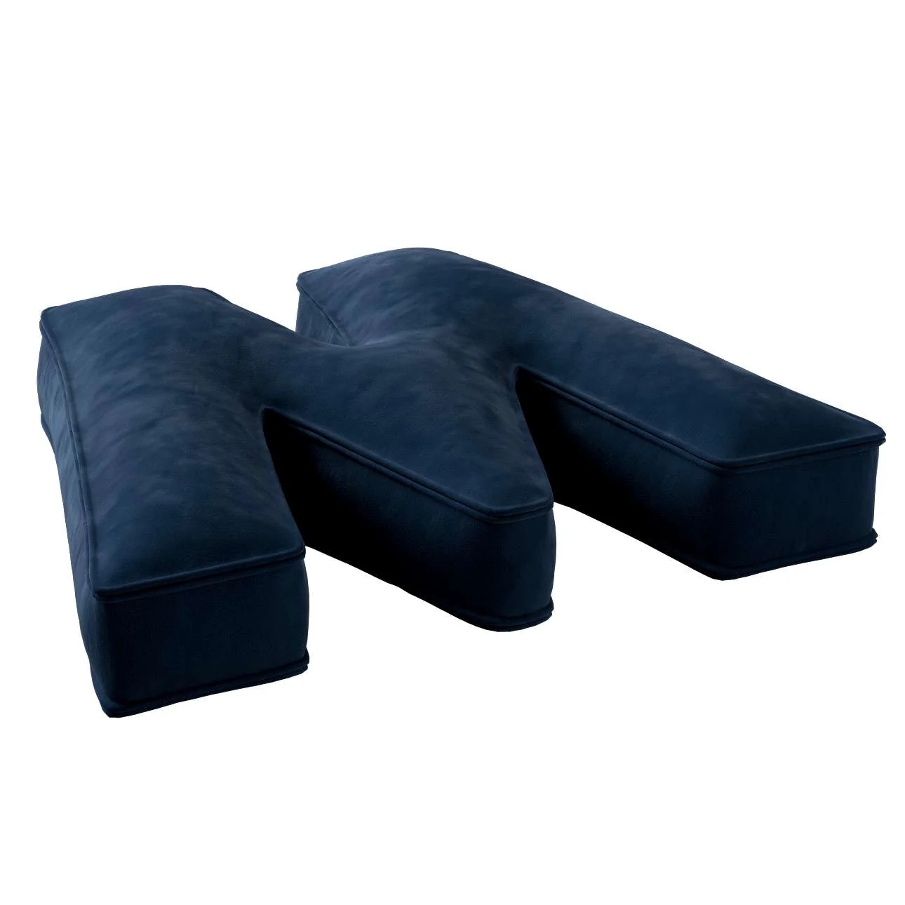 Velvet Letter Cushion - W (Various Colours) - Image 22