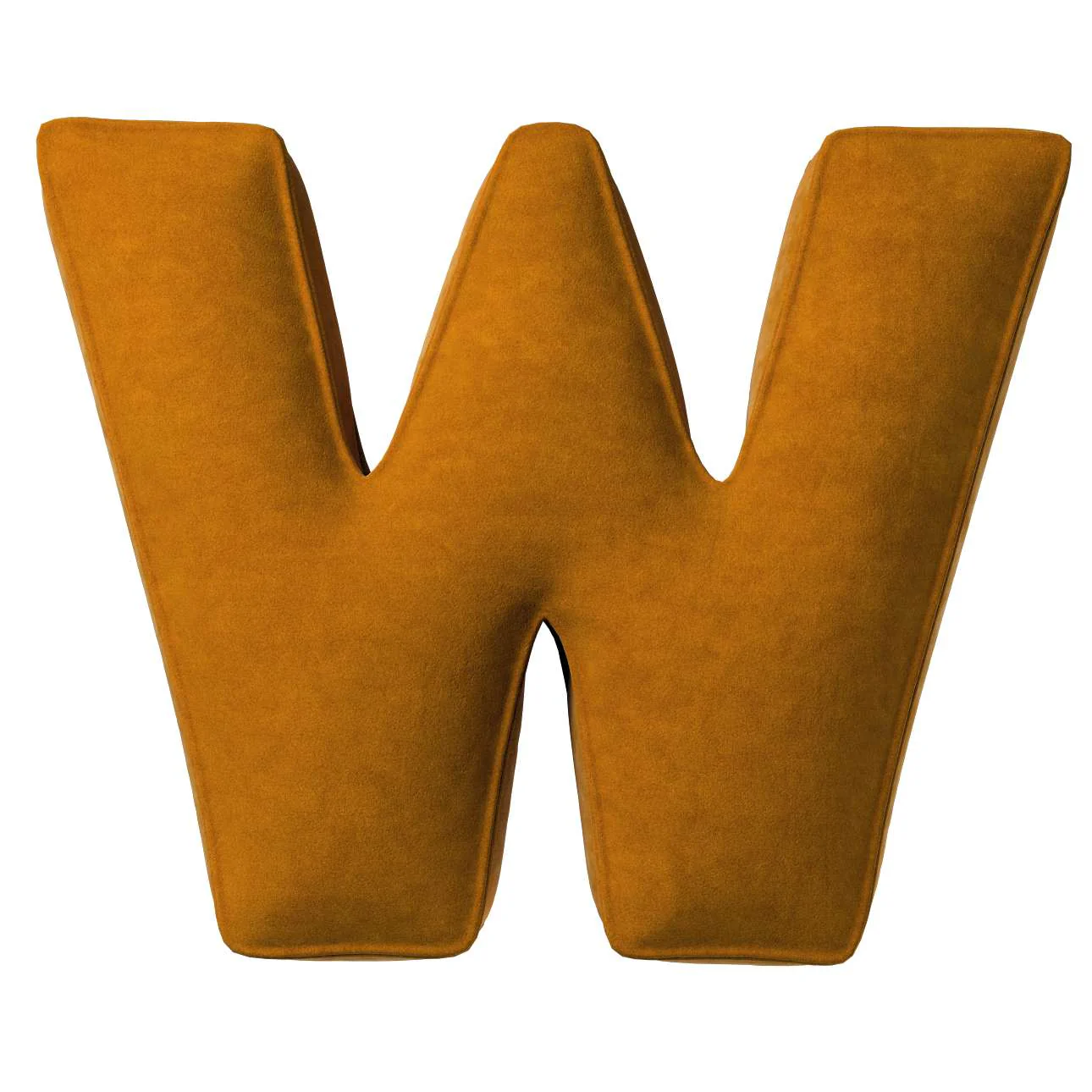 Velvet Letter Cushion - W (Various Colours) - Image 6
