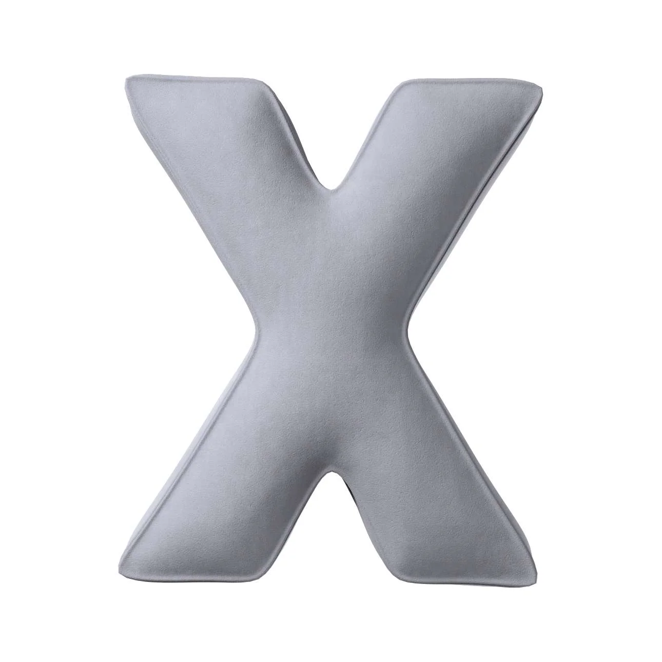 Velvet Letter Cushion - X (Various Colours) - Image 5