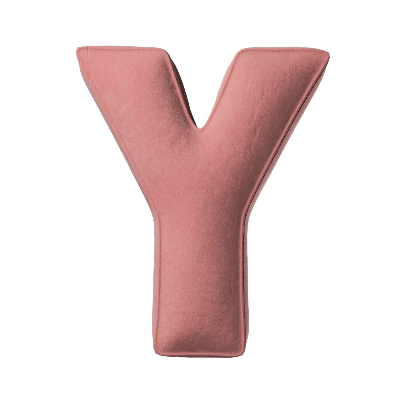 Velvet Letter Cushion - Y (Various Colours) - Image 2