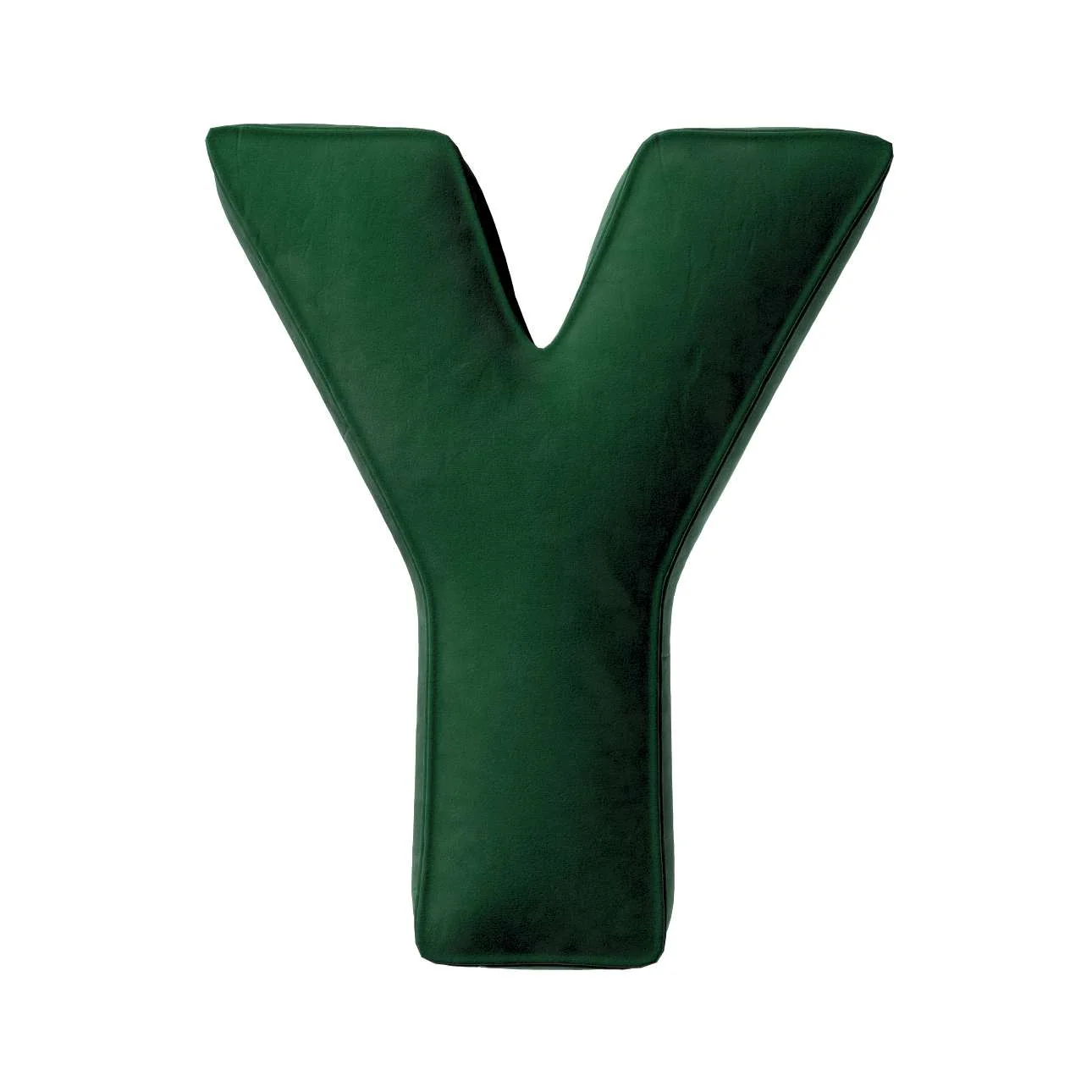 Velvet Letter Cushion - Y (Various Colours) - Image 4