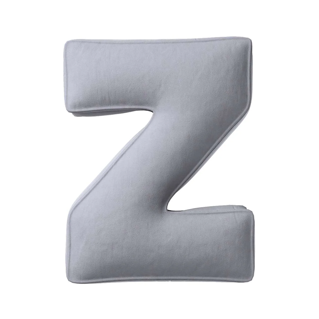 Velvet Letter Cushion - Z (Various Colours) - Image 4