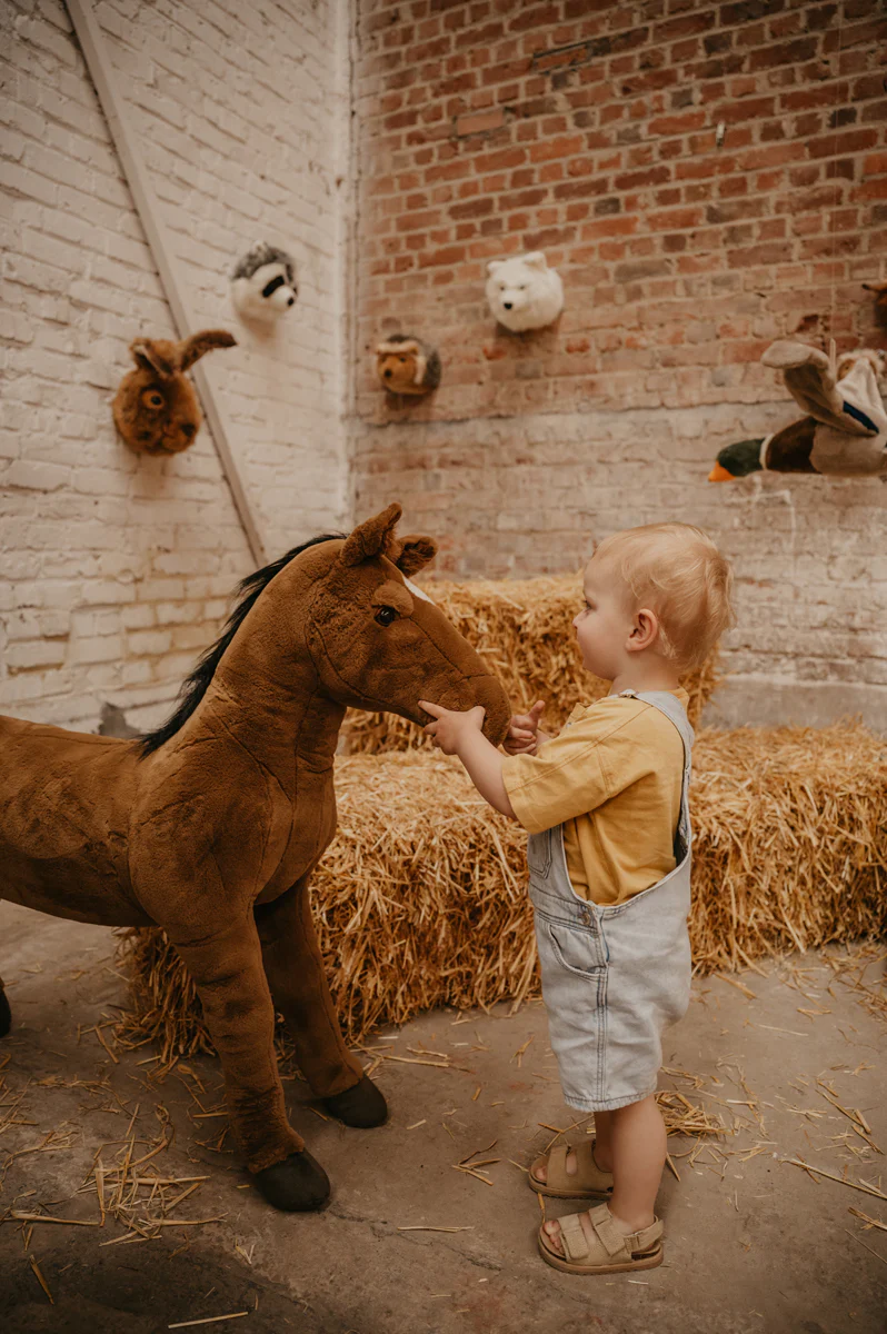 Wild & Soft Standing Plush Horse - Image 3