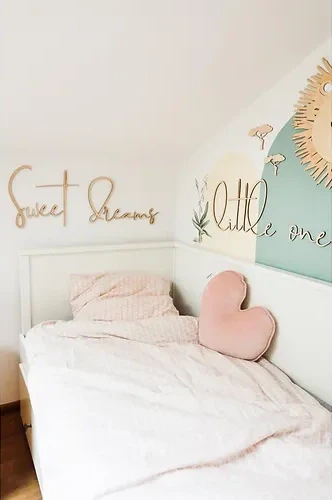 Wooden Wall Sign - Sweet Dreams Little One - Image 4