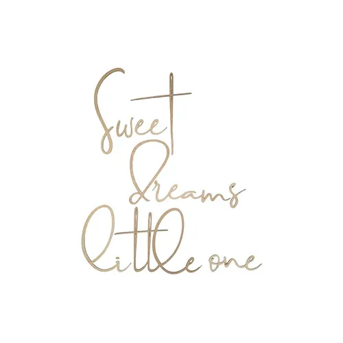 Wooden Wall Sign - Sweet Dreams Little One - Image 6