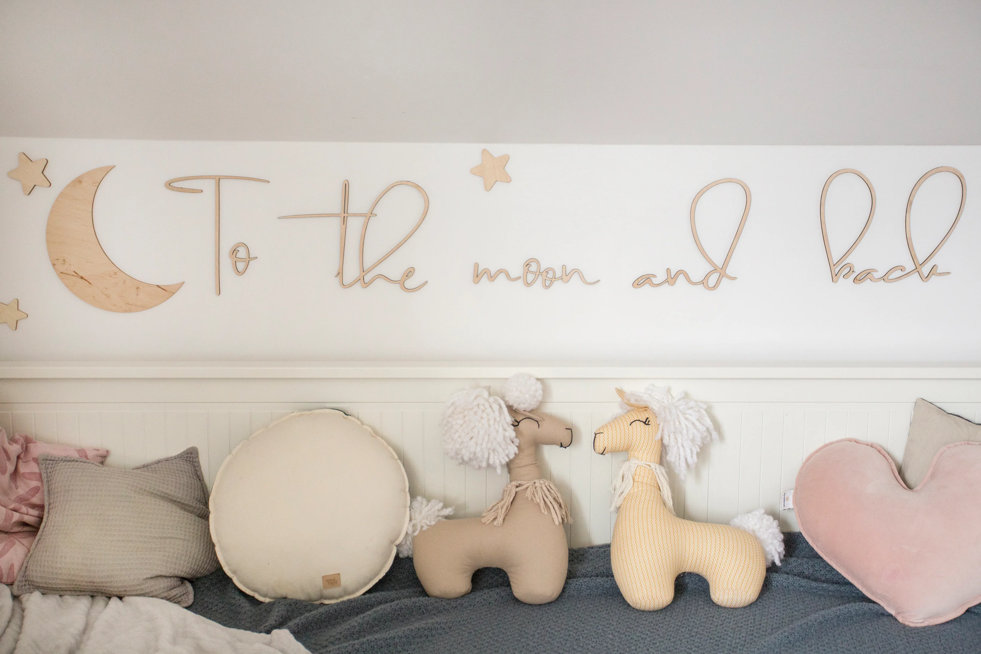 Wooden Wall Sign - To The Moon & Back - Image 8