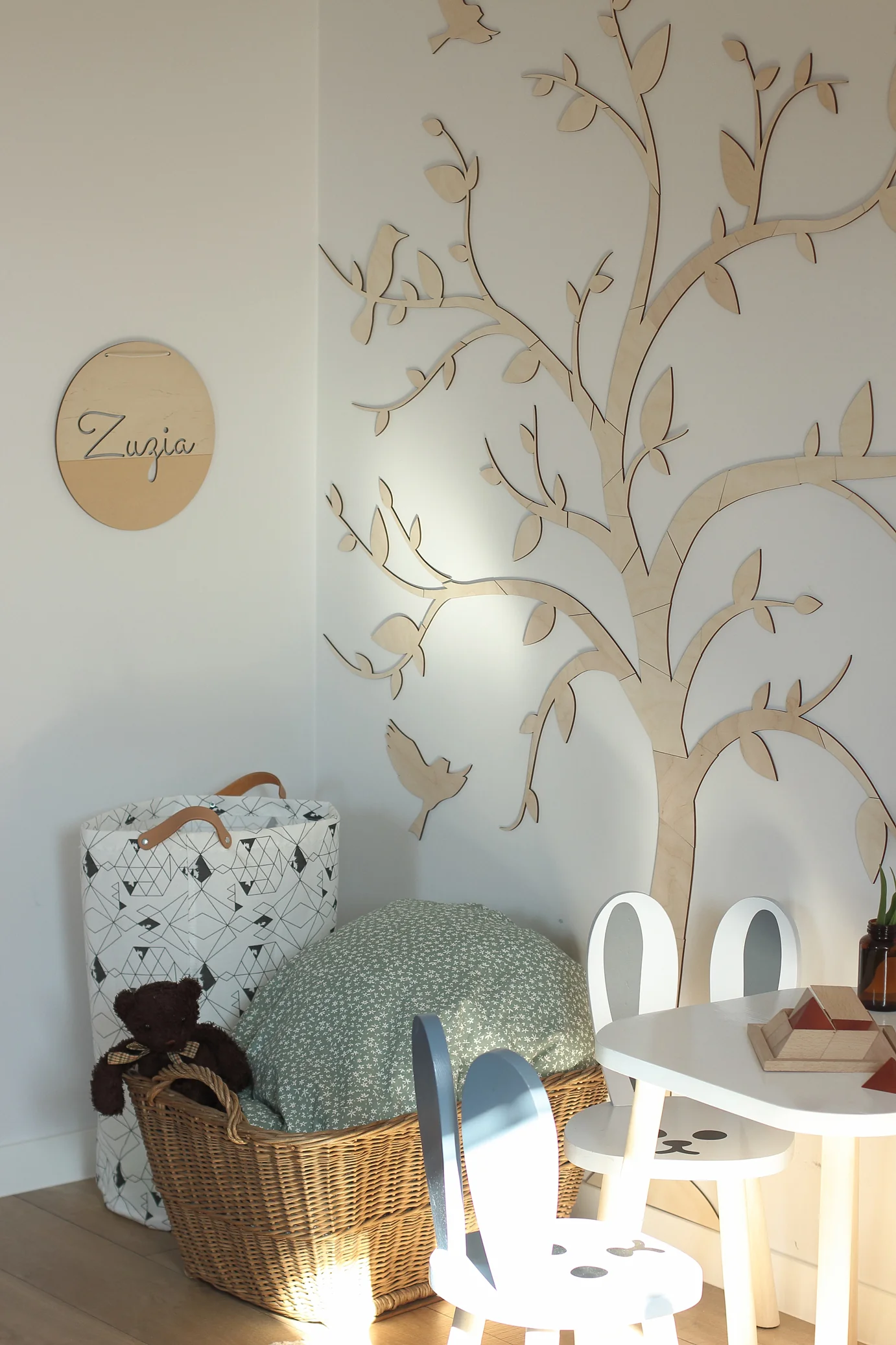 Wooden Wall Tree with Birds - Image 5