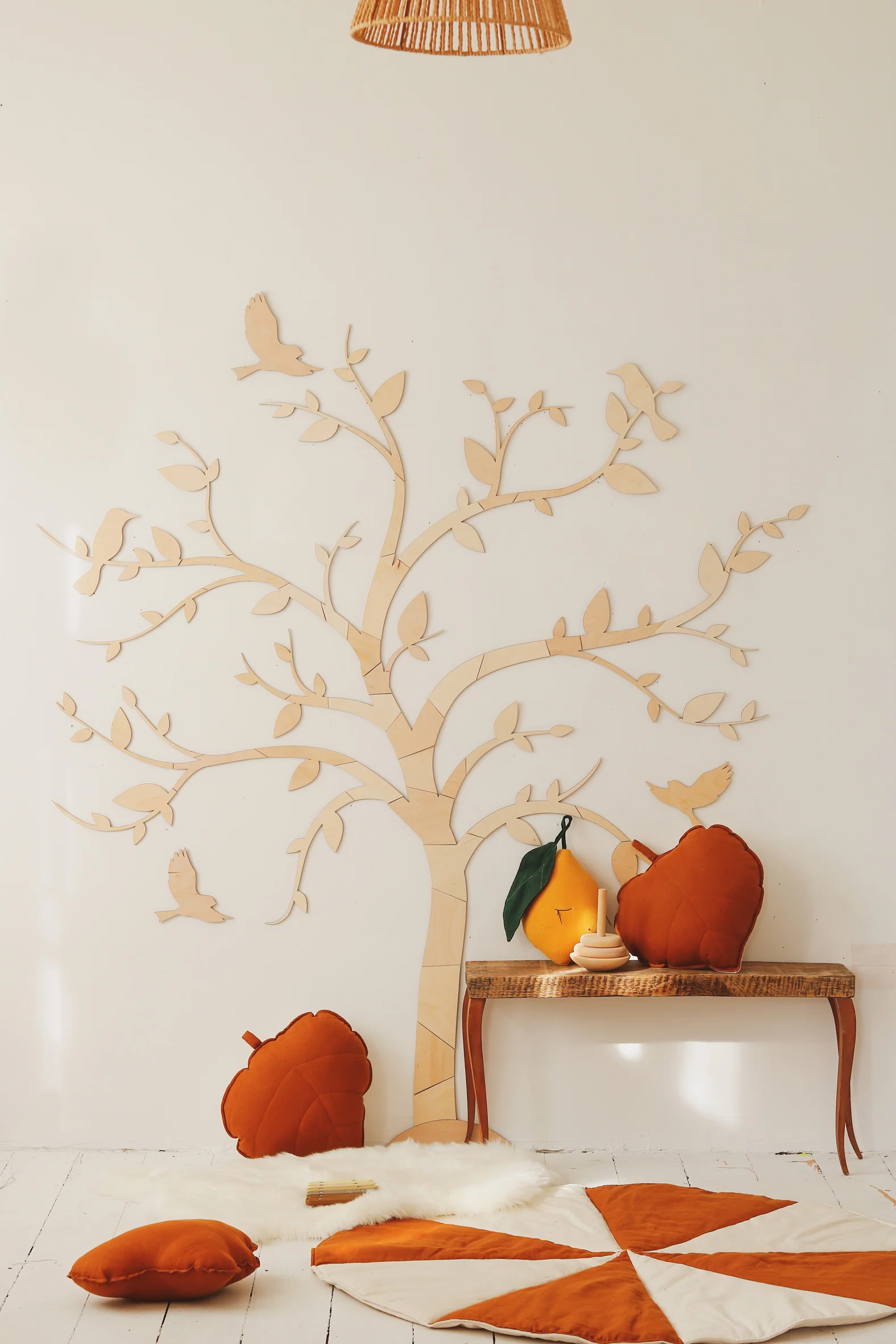 Wooden Wall Tree with Birds - Image 7
